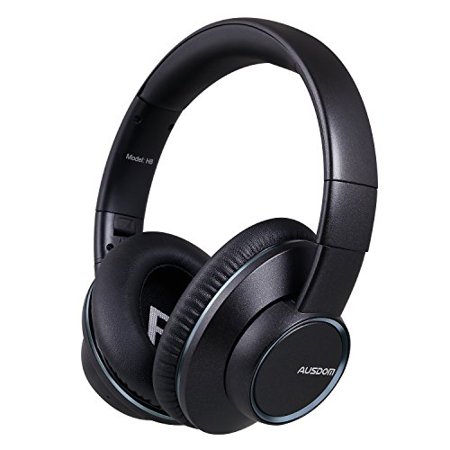 Bluetooth Headphones Over Ear, AUSDOM H8 Foldable Wireless Headphones with Mic and Shareme