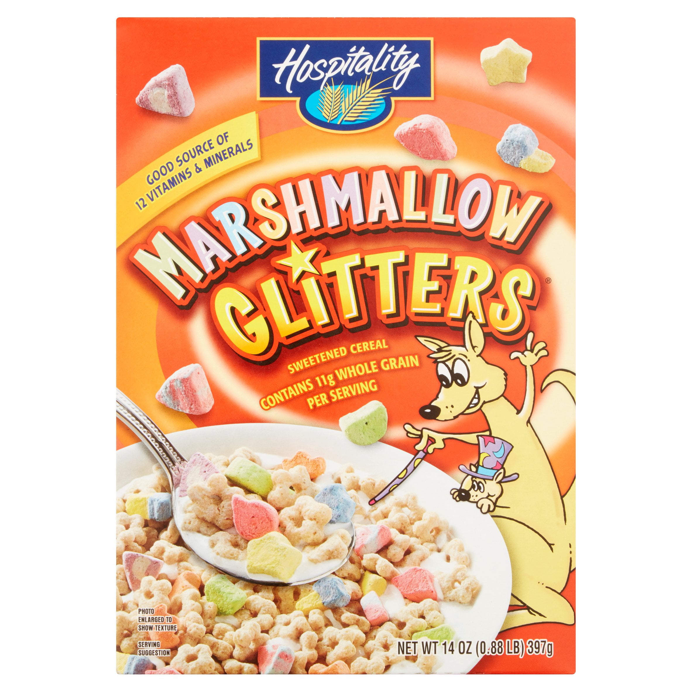 Hospitality Marshmallow Glitters Breakfast Cereal, 12.5 Oz