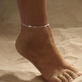 thumbnail image 2 of Gold/Silver Ankle Bracelets for Women,14K Gold Plated Anklets for Women Waterproof Pearl Heart Beads Evil Eye Rhinestone Anklets Set Layered Anklet Bracelets for Women Gold Jewelry, 2 of 11