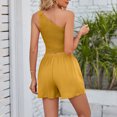 thumbnail image 6 of REORIAFEE 90s Outfits for Women Disco Outfit Summer Suit Vest Casual Short Sleeveless Cropped Fashion Body Women Clothing Yellow XL, 6 of 6