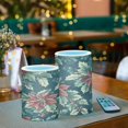 thumbnail image 3 of Yayeee Flameless Candles with Remote Flickering Battery Operated Multi Color Changing, Retro Christmas Poinsettia, 3 of 7