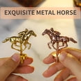 thumbnail image 4 of Wood Horse Race Board Game Set, 15.6" x 10", 2-11 Players, 11 Metal Horses, Dice & Cards, 4 of 7