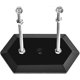 thumbnail image 1 of 2 Pieces Skateboard Rack Skateboard Wall Mount Bracket for Skateboard Deck Display Storage, 1 of 5