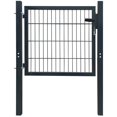thumbnail image 1 of vidaXL Fence Gate Steel Anthracite 105x150 cm, 1 of 4