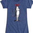 thumbnail image 3 of Dr. Seuss - Cat In The Hat Costume - Girls Toddler And Youth Fitted Short Sleeve Tee, 3 of 6