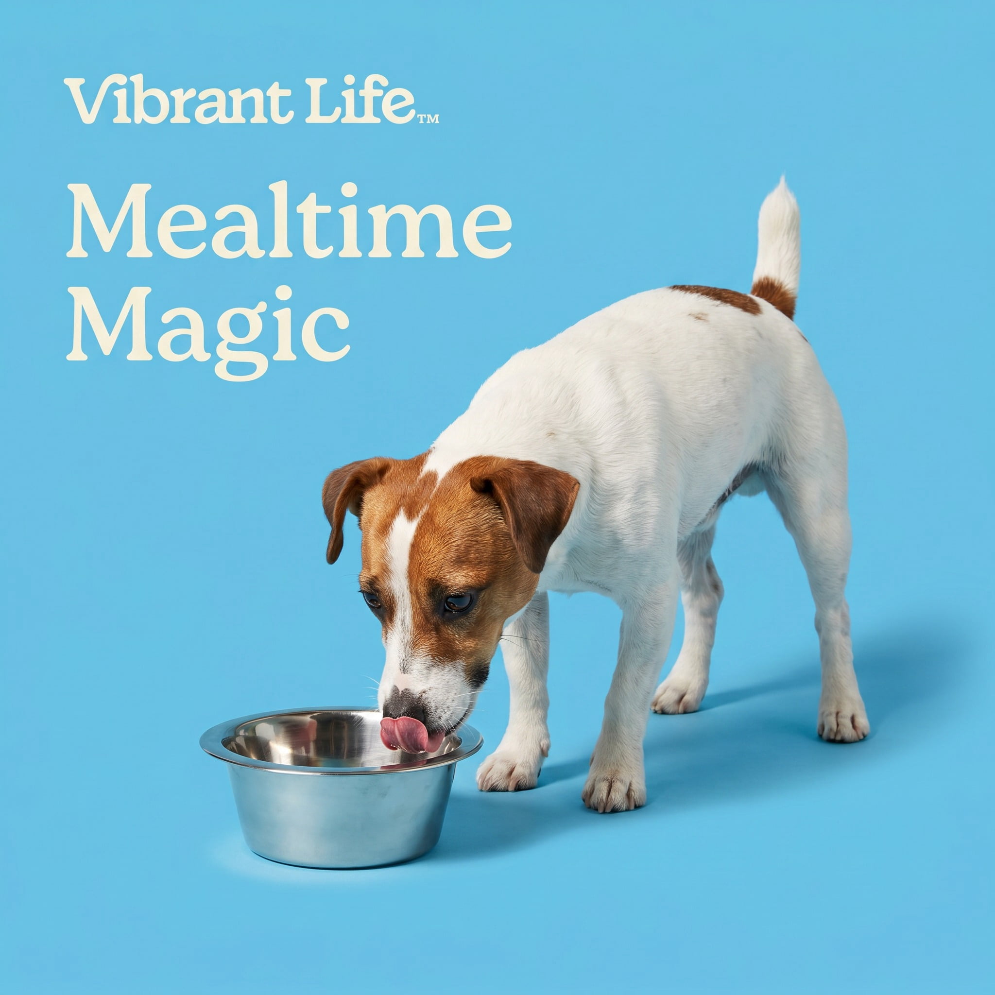 (3 pack) Vibrant Life Extra Small 1.5-Cup Stainless Steel Pet Bowl, Silver