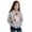 2-Grey, variant on LRen Christmas Halloween Hoodie for Kids Girls Halloween Printed Hooded Sweatshirts Oversized Long Sleeve Hoodie Sweatshirt with Pocket Y2K Fall Winter Back to school, Halloween Tops