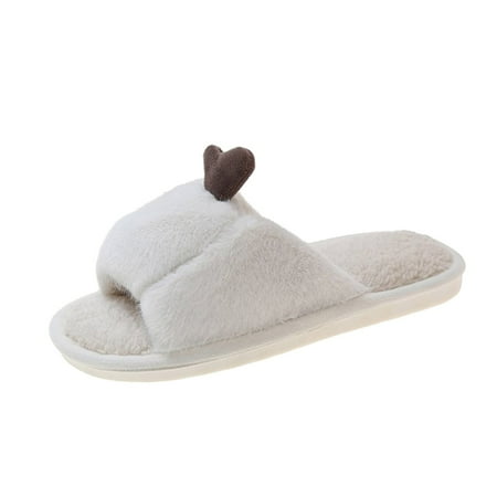 

slippers for women beach accessories Women Slippers Autumn And Winter Fashionable Cartoon Cute Heart Shaped Indoor Comfortable