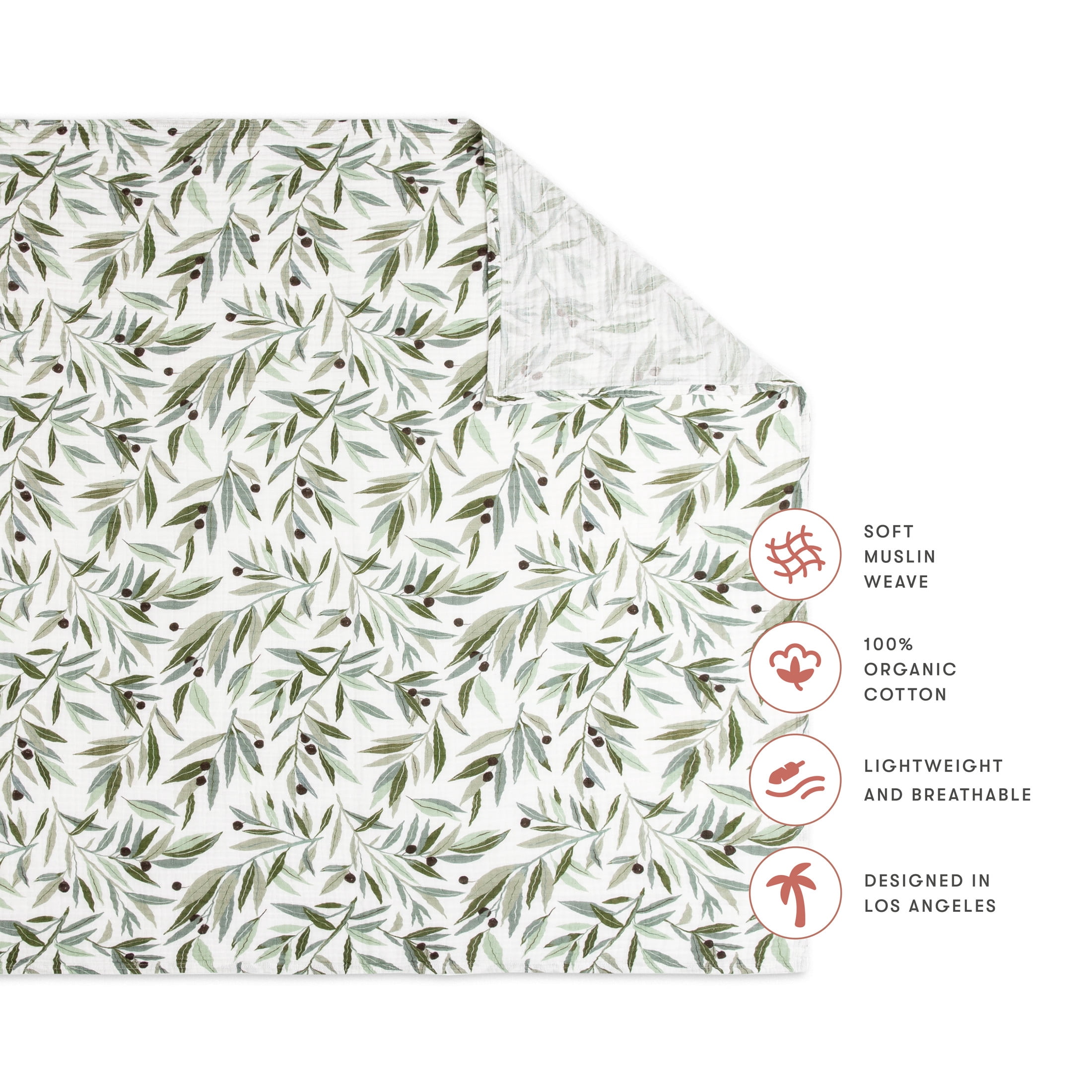 Babyletto Swaddle in GOTS Certified Organic Muslin Cotton