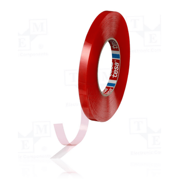 Replacement Double-Sided Polyester Red Tape (4MM X 25M) (Tesa Model # 4965)