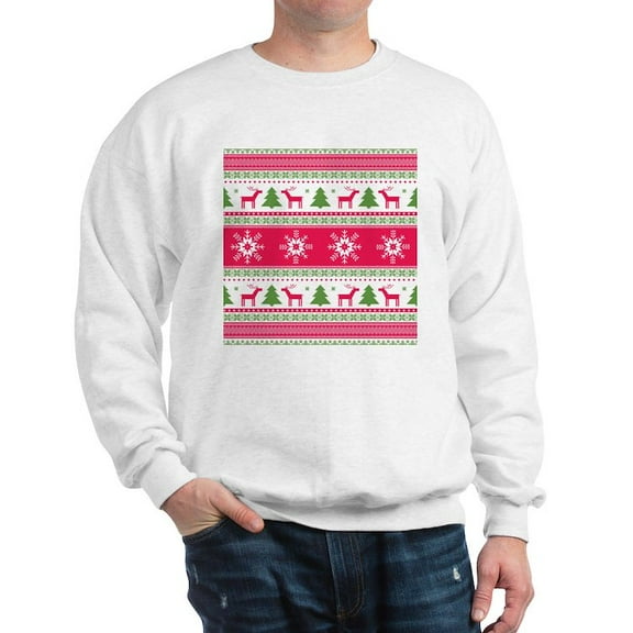 CafePress - Ugly Christmas Sweater Sweatshirt - Crew Neck Sweatshirt