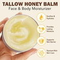 thumbnail image 2 of Ikzee 100% Grass-Fed Beef Tallow Honey Balm - All Skin Types, Dry & Aging Skin - Deep Hydration, Non-Greasy, Soothes & Protects - 3.5 oz, 2 of 9