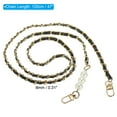 thumbnail image 2 of Uxcell 47 Inch Purse Chain Strap, Bags Chains Shoulder CrossBody Replacement for Handbags, Black/Gold, 2 of 5