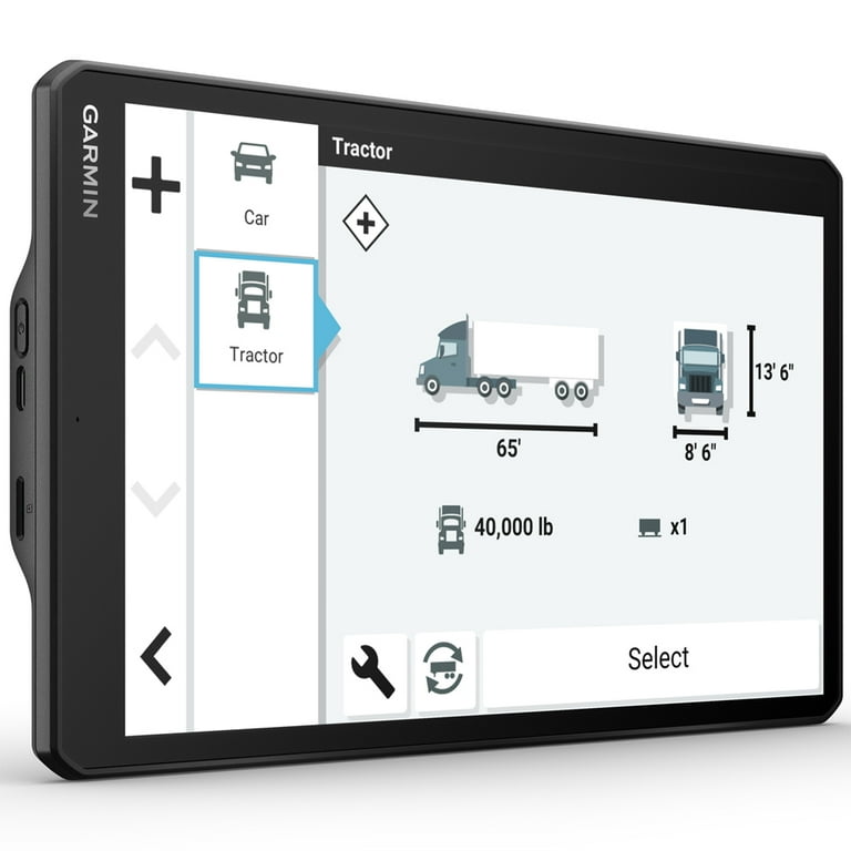 Garmin Dezl OTR1010 10 GPS Trucker Smart Navigator with 2 YR Premium CPS Protection Pack Walmart
