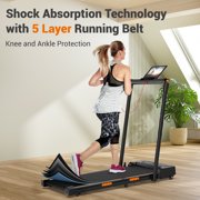 Walking Pad,Under Desk Treadmill for Home/Office, COFUNOK 2 in 1 Folding Treadmill 2.5HP with Remote,0.6-7.6mph