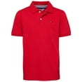 thumbnail image 1 of Polo Tommy Hilfiger para niños, manga corta, color rojo hiedra, talla 3, 1 of 3