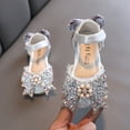 thumbnail image 2 of Otqutp Wedding Flower Girls Shoes Fashion Spring and Summer Girls Dress Shoes Dance Performance Shoes Pearl Rhinestone Sequin Ribbon Bow Shoes, 2 of 9