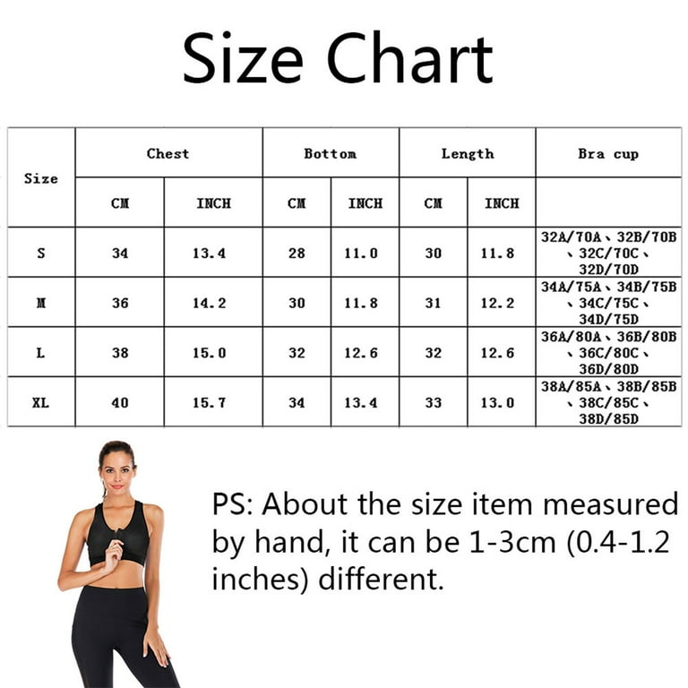 Sports Bra for Women High Impact Large Bust Padded Sports Bra With Zip  Fitness Workout Running Yoga Tank Tops 