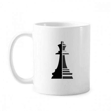 

Checkerboard Queen Black Word Chess Mug Pottery Cerac Coffee Porcelain Cup Tableware