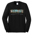 thumbnail image 2 of Wild Bobby Godfidence- Knowing I Can't But He Can Blue and Brown Cheetah Print Inspirational/Christian Men Long Sleeve Shirt, Black, Small, 2 of 6
