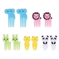 thumbnail image 2 of Advancent 10 Pieces Cartoon Dessert Fruit Forks Supplies Cakes Mini Sandwich Appetizers Portable Holiday Flatware Kids Kitchen Egg Type3 NO3 Advancent JJ17722-00, 2 of 6