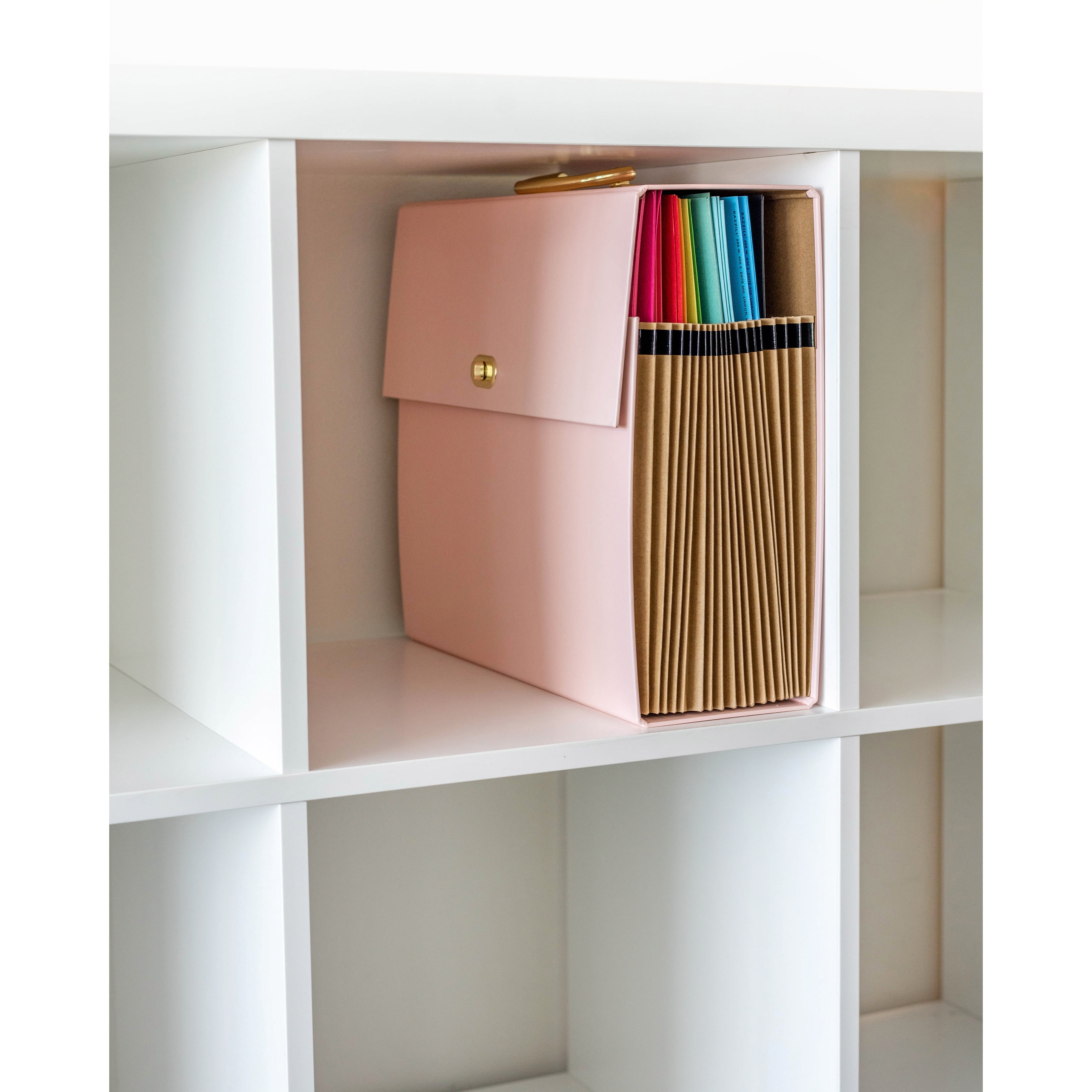 We R Accordion Paper Storage 12"X12"-Pink