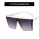 thumbnail image 1 of New Trend Large Frame One-piece Uv400 Sunglasses Street Shooting Male/female Sunglasses Retro, 1 of 5