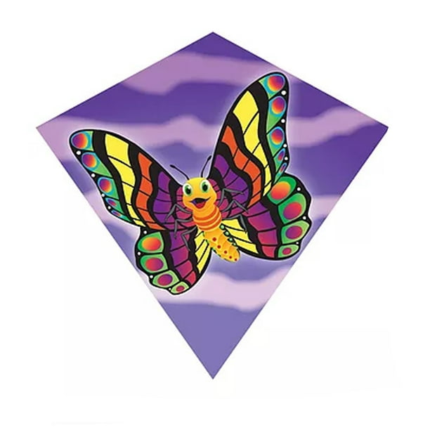 WINDNSUN 18'' Mini Diamond Nylon Kite with SkytailsHandle & Line