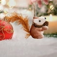 thumbnail image 5 of PuSpu Foam Squirrel Pendant Christmas Tree Ornament - Multicolor Hanging Decoration for Home & Holiday Festivities (15x10x10cm), 5 of 6