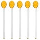 thumbnail image 1 of 5 cucharas de café, cucharas largas de vidrio, cucharas para revolver, cucharas de té, agitadores de café reutilizables, 1 of 7