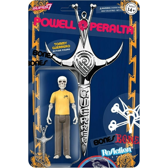 Tommy Guerrero Powell Peralta Wave 4 Super7 Reaction Action Figure