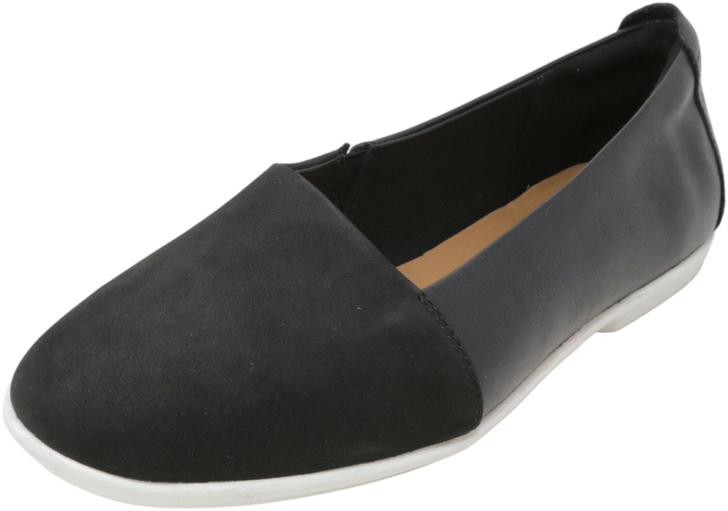 clarks women's leather flats