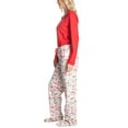 thumbnail image 3 of Goodnight Kiss Magic 3's Fleece Pajama Set with Slippers, Red/Cardinal, X-Large, 3 of 4