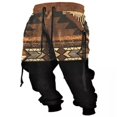 thumbnail image 4 of Pantalones largos Retro Y2k para hombre, sudaderas con capucha con cordón, pantalones de chándal Harajuku con estampado de patrón 3D, ropa deportiva informal de Hip Hop con bolsillo, otoño, 4 of 5