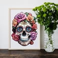 thumbnail image 7 of 200Pcs Day of The Dead Wooden Jigsaw Puzzles for Adults 280x366mm/11x14.4inch Halloween Skull Flower Wood Adult Puzzles Colorful Unique Animal Shaped Wooden Puzzles, 7 of 7