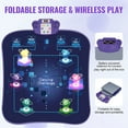 thumbnail image 5 of KFFKFF Dance Pad, 6-Key Dancing Mixer Mat, Wireless Bluetooth Electronic Step Mat with LED Illumination, 5 Interactive Modes, Volume Control, Preloaded Tunes, Ideal Gift for Kids Aged 3 and Up, 5 of 9