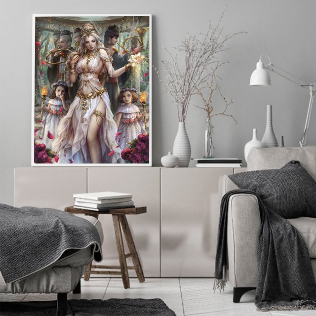 Cuadros Decorativos Cuadro Digital DIY chica cómica pintura sin marco por número artesanía para regalo Ndcxsfigh Nuevos Originales