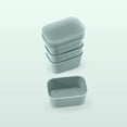 thumbnail image 5 of Cook with Color 4 Piece Snackle Box Pods with Lids, Sage, Portable and Dishwasher Safe, Well Suited for Sausces, Snacks, and Small Lunch Items, 5 of 10