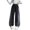 Black, variant on Kiijoy Little Girls Wide Leg Jeans Elastic Waist Straight Demin Pants Trousers, Sizes 5-6