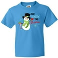 thumbnail image 3 of Inktastic Just Chillin' This Christmas Fun Snowman in Top Hat Youth T-Shirt, 3 of 5