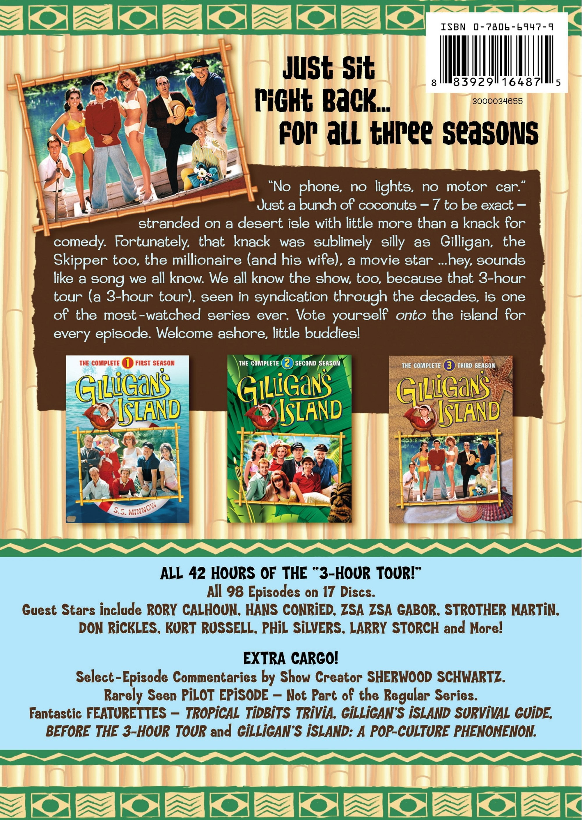 Gilligan's Island: Complete Series Collection Season Box Set