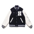 thumbnail image 4 of Nueva chaqueta de béisbol universitaria Don't Cry para niñas 2024, para hombres y mujeres, 1:1, de alta calidad, con mangas de cuero y bordado de toalla de retazos, 4 of 5