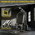 thumbnail image 6 of Home Gym, Multifunctional Weight Machine, Full Body Workout Station Exercise Equipment with 100LBS Weight Stack, All in One Home Gym with Pulley System for Strength Training, 6 of 8