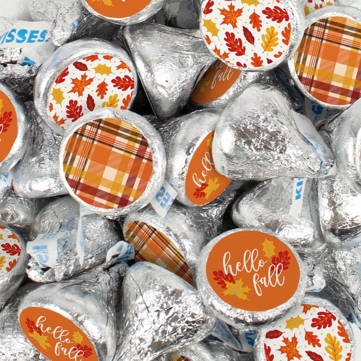 85 pcs Fall Candy Chocolate Hershey's Kisses (13.6oz) - Hello Fall