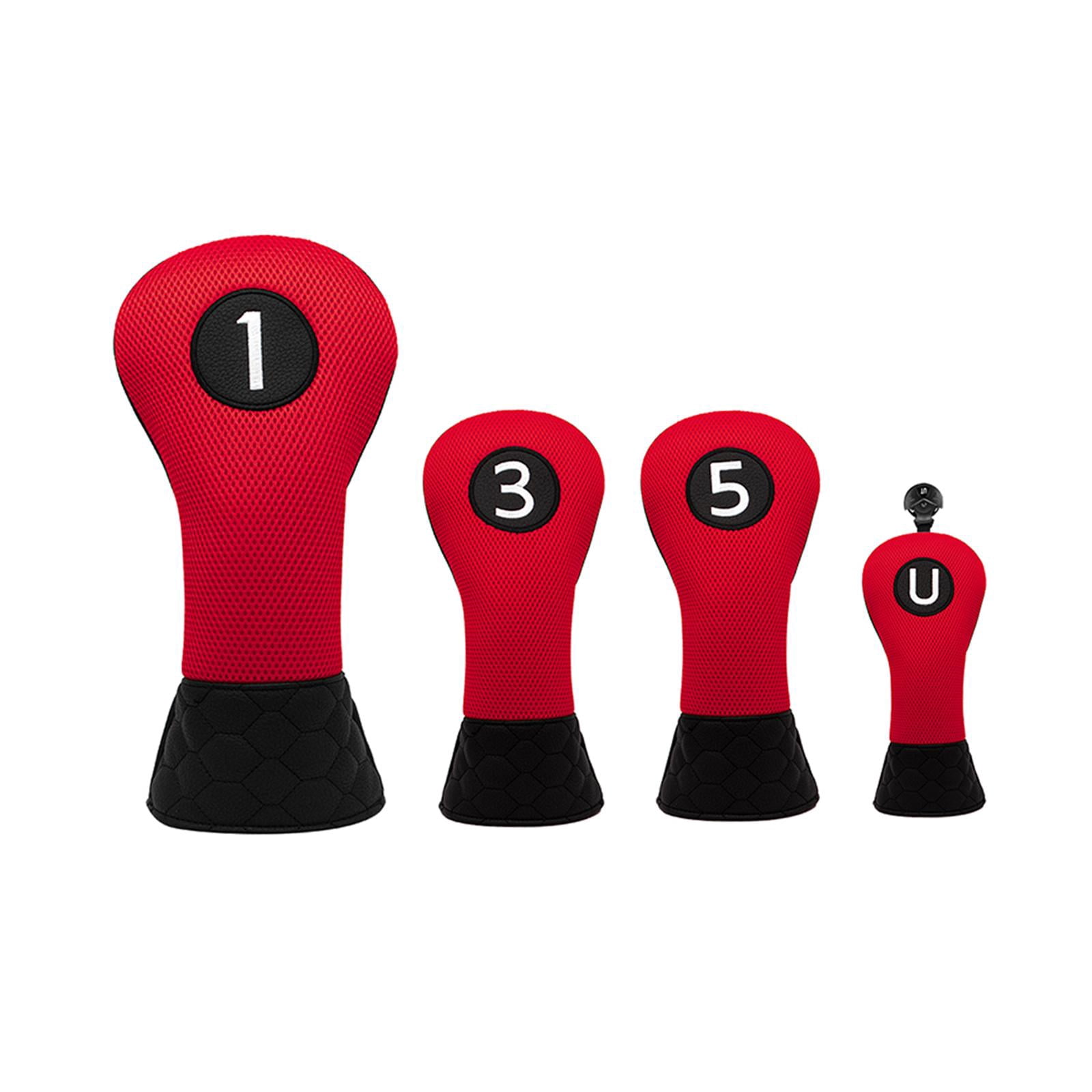 DimyFew Golf Wood Headcover Universal Anti Scratch Golf Driver Headcover Long Neck Golf 1 3 5 U