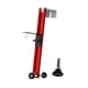 thumbnail image 4 of Soporte de nivel Adaptador de nivel Fácil de montar con cabezal de ajuste universal Piezas de repuesto Accesorios de hardware Rojo de alta resistencia 30 centímetros, 4 of 9