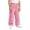 j129-Light Pink, variant on LIIPEE Palazzo Pants For Girls Baggy Wide Leg Elastic Waist Solid Color Casual Trousers With Pockets Kids Comfortable Breathable Cute Daily Pants,5-6 Years