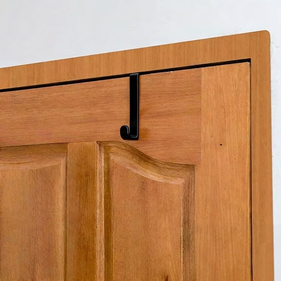 Over The Door Hanger,Over The Door Wreath Hanger, Strong Bearing No Damage Hook, 3.2" Height for Holiday Decorations, Front Door, And Wall Hanging Organization