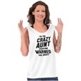 thumbnail image 4 of Crazy Aunt Funny Fave Auntie Present Tank Top Tee Shirt Women Brisco Brands L, 4 of 6