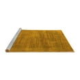 thumbnail image 2 of Ahgly Company Machine Washable Indoor Rectangle Oriental Yellow Industrial Area Rugs, 6' x 9', 2 of 4